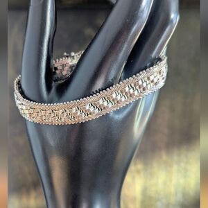 EUC Vintage Sterling Silver Italian Link Bracelet Made in Italy